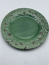 Garden Ridge Holiday Holly Berry Salad Lunch Plate 8&quot; NEW Read Has Crazi... - $18.80