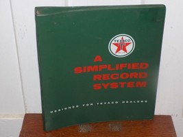 Vintage Texaco Dealers Record System Binder - $23.76