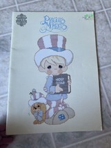 UNCLE SAM Bible PM-15 1987 Cross Stitch Booklet Gloria &amp; Pat Precious Mo... - $15.88