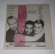 No Doubt Gwen Stefani Show Newspaper Supplement Vintage 2000 Cover Story - $24.99