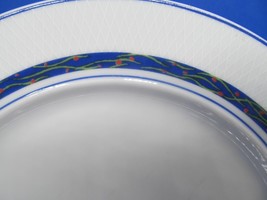 Dansk New Scandia Portugal Set Of Two White And Blue 9&quot; Salad Plates VGC - £23.18 GBP