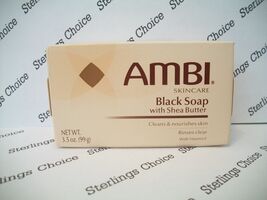 Ambi Skincare Black Soap with Shea Butter Cleansing Bar 3.5oz - $8.85
