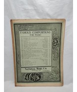 Famous Compositions For Piano Chase Of The Witches Sheet Music - $16.98 CAD