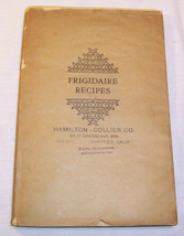 Frigidaire Recipes Hardcover In Dj 1929 Cookbook--FREE Shipping - £17.91 GBP