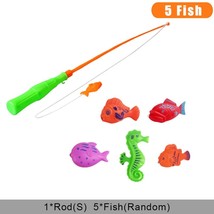 Children Boy girl fishing toy set suit magnetic play water baby toys fish square - £60.34 GBP