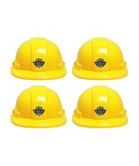 4 Pcs Yellow Construction Hat Kids Role Play Construction Worker Hard He... - £30.27 GBP