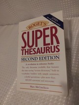 Roget&#39;s Super Thesaurus 2nd Edition Paperback 1998 - £1.53 GBP