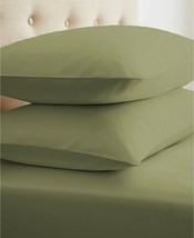 Home Collection Premium Ultra Soft 2 Piece King Pillow Case Set-Sage  T4102002 - £17.21 GBP