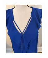 Skies are Blue Top V-Neck Blue Size M - €16,10 EUR