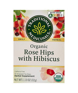 Traditional Medicinals Organic Rose Hips Tea with Hibiscus, 16 Tea Bags - $226.98 MXN