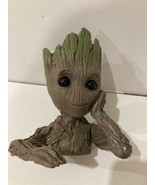 Baby Groot Flowerpot Treeman Succulent Planter Pen Holder Guardians Galaxy - $10.51