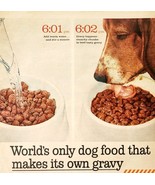 1960 Gaines Gravy Train Dog Food Advertisement Pet Supply Kibble Vintage... - €17,15 EUR