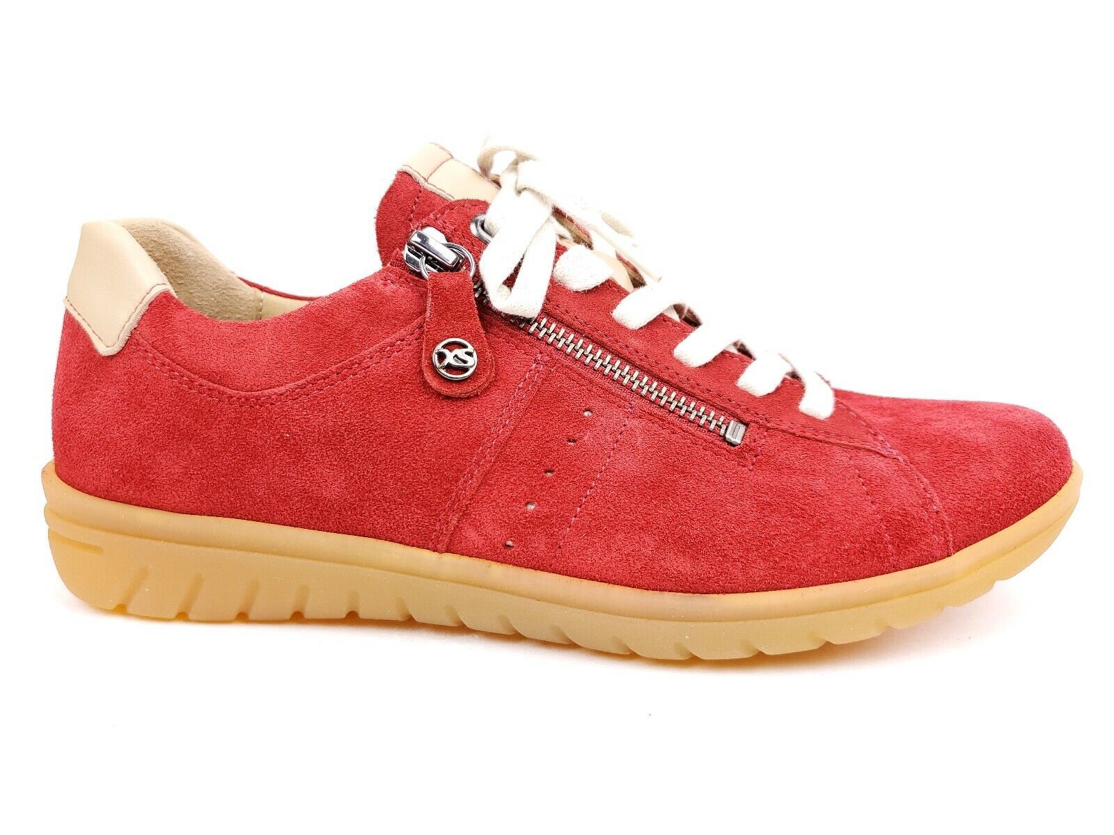 Primary image for Hartjes 88162 Women's Red Suede Velour Nappa XS Casual 2 Size UK 4 US 6-6.5