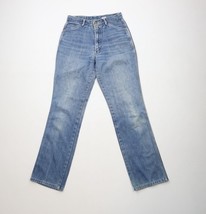 Vintage 90s Streetwear Womens Size 11 Distressed Flared Denim Jeans Blue... - $29.65