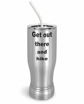 PixiDoodle Camping Hiking Enthusiast Insulated Coffee Mug Tumbler with Spill-Res - £26.70 GBP+
