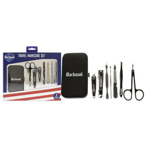 Grooming Manicure Kit by Barbasol for Men - 8 Pc 2Pc Nail Clipper, Safet... - $198.51 MXN