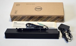 New Dell AX510 AX510PA E Series Stereo Flat Panel Sound Speaker Bar +AC ... - £39.48 GBP