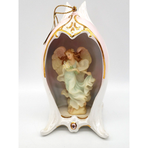 Vintage Angel Ornament Seraphim Classics Lily Celebrate Motherhood 5 Inch 2001 - $12.47