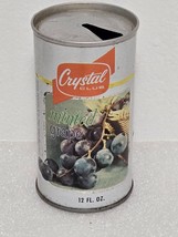 Vintage Crystal Club Minted Grape Scranton PA Steel Soda Pop Can - £40.29 GBP