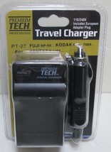 Premium Tech PT-27 Battery Charger Fuji NP-50, Kodak KLIC 7004, Pentax D... - £5.98 GBP