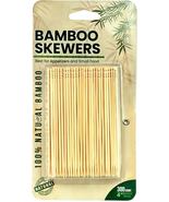 Decorrack 300 Natural Bamboo Skewers, Appetizer Sticks, Mini Picks, 4 In... - £10.06 GBP