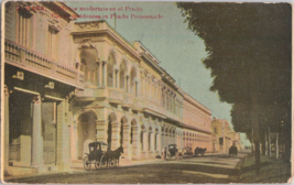 ZAYIX Prado Promenade Residences RPPC Horsedrawn Carriage Havana Cuba c1913 - £15.76 GBP