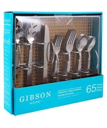 Gibson Home Prato 65 Piece Flatware Set with Wire Caddy - $95.23 CAD