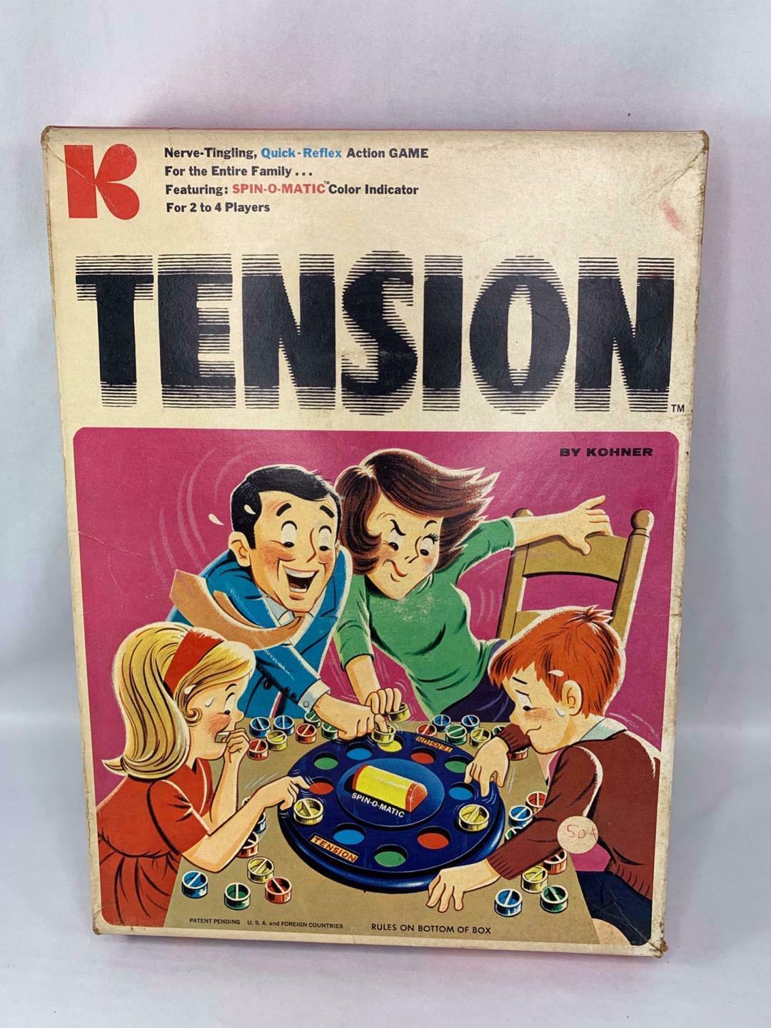 Vintage Kohner Tension Action Game 1971 Complete Family Board Game - $12.00