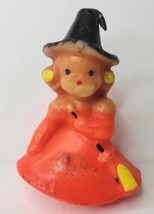Vintage Gurley Witch Halloween Candle 3&quot; SKU H48 - £13.54 GBP