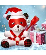 TEDDY BEAR CANDY CANE GAG GIFT NOVELTY HUGGABLE SOFT - $35.63