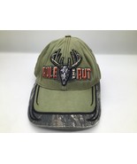 BUCK WEAR Rule The Rut Hunting Hat Deer Skull Antlers Camo Brim Adjustab... - $18.04 CAD