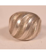 Sterling Silver 925 Clark &amp; Combs Navy Dome Ring 5 - $48.74 CAD