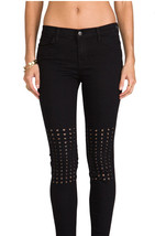 J BRAND Womens Jeans Mary Skinny Stylish Casual Black Size 25W 8030I524  - £75.95 GBP