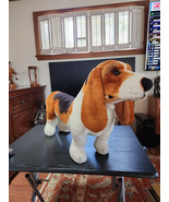 MELISSA &amp; DOUG Bassett Hound Stuffed Animal Realistic Plush Dog 15&quot; x 26&quot; - $18.33