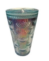 NWOB Starbucks New Spring Green Iridescent Mermaid Rainbow 16oz Cold Cup - $9.49