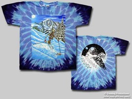 Grateful Dead  Skeleton Skier  Tie Dye Shirt   MEDIUM  - £25.27 GBP