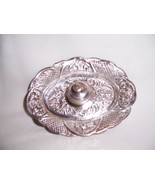 FABULOUS ANTIQUE SOLID SILVER CARVED EAST INDIAN TILAK TRAY FOR HONORING... - £168.05 GBP