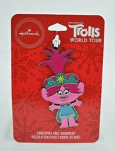 Hallmark Christmas Tree Ornament Trolls World Tour Poppy  3 inch New - $7.57