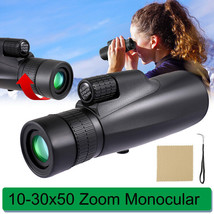 10-30X50 Monocular Telescope Binocular Scope Outdoor Hunting Camping 2023 - £60.83 GBP