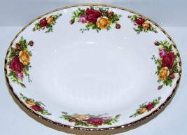 ROYAL ALBERT ENGLAND OLD COUNTRY ROSES OVAL VEGETABLE SERVING BOWL WITH ... - $74.24