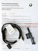 BMW E60 CD PLAYER RADIO MP3 AUX INPUT ADAPTER KIT iPOD iPHONE 525 530 54... - £59.23 GBP