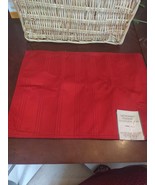 Encore Microfiber Placemats 13 In X 18 In Red - £7.69 GBP