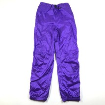 Vintage The North Face Track Pants Womens S Windbreaker Iridescent Purple Nylon - £74.63 GBP