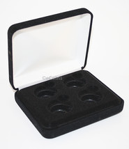 Black Felt COIN DISPLAY GIFT METAL PLUSH BOX holds 4-Quarters or Preside... - $226.66 MXN