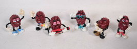 Vintage California Raisins Lot of 6 PVC 1987 &amp; 1988 3 Of Each Year Calrab - £23.74 GBP