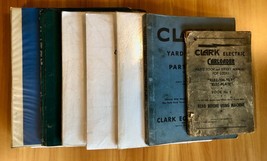 Lot of 7 Clark Forklift Manuals &amp; Parts Books - £17.30 GBP