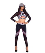 Roma Costume Women&#39;s 2pc Sexy Race Car Driver Costume - $1,057.85 MXN