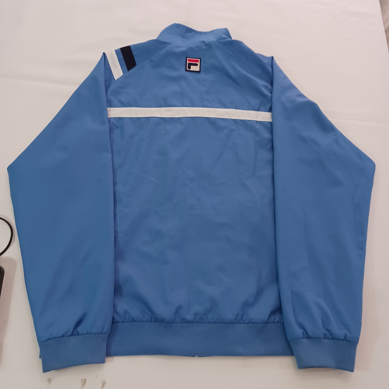 Fila Sony Ericsson Full Zip Tennis Warmup Jacket Blue Men's XL VTG Master Miami Item image 15