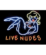 Live Nudes Sexy Girls Beer Bar Neon Sign 22&quot;x18&quot; - $3,709.48 MXN
