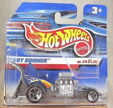 1999 Hot Wheels BABY BOOMER 24/26 Blue #680 First Editions w/5 Spoke  Short Card - £6.68 GBP